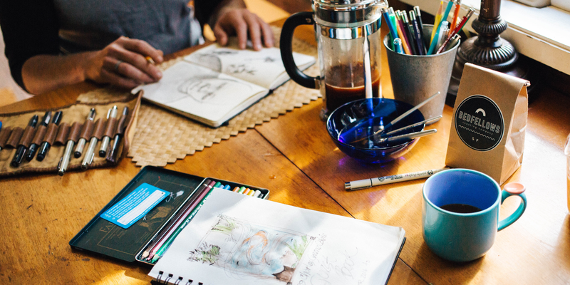 processo criativo de uma ideia tangível de produto