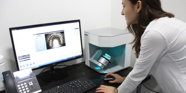 impressão 3D no setor odontológico scanner 3D