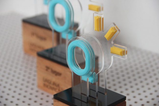 design no marketing promocional troféu laguna